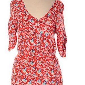 COPY - Mink Pink Neighbourhood Orange Floral Prin…